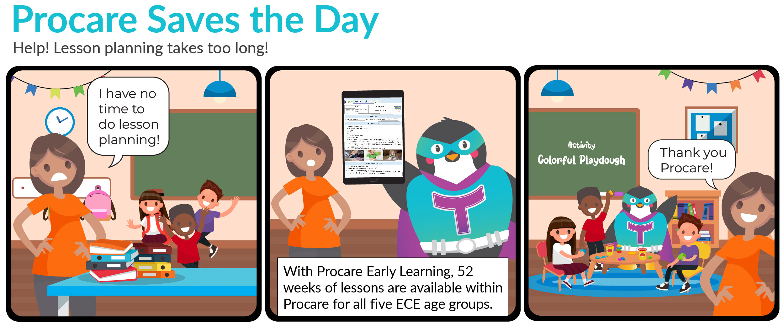 Procare Tucker Comic Lesson Planning