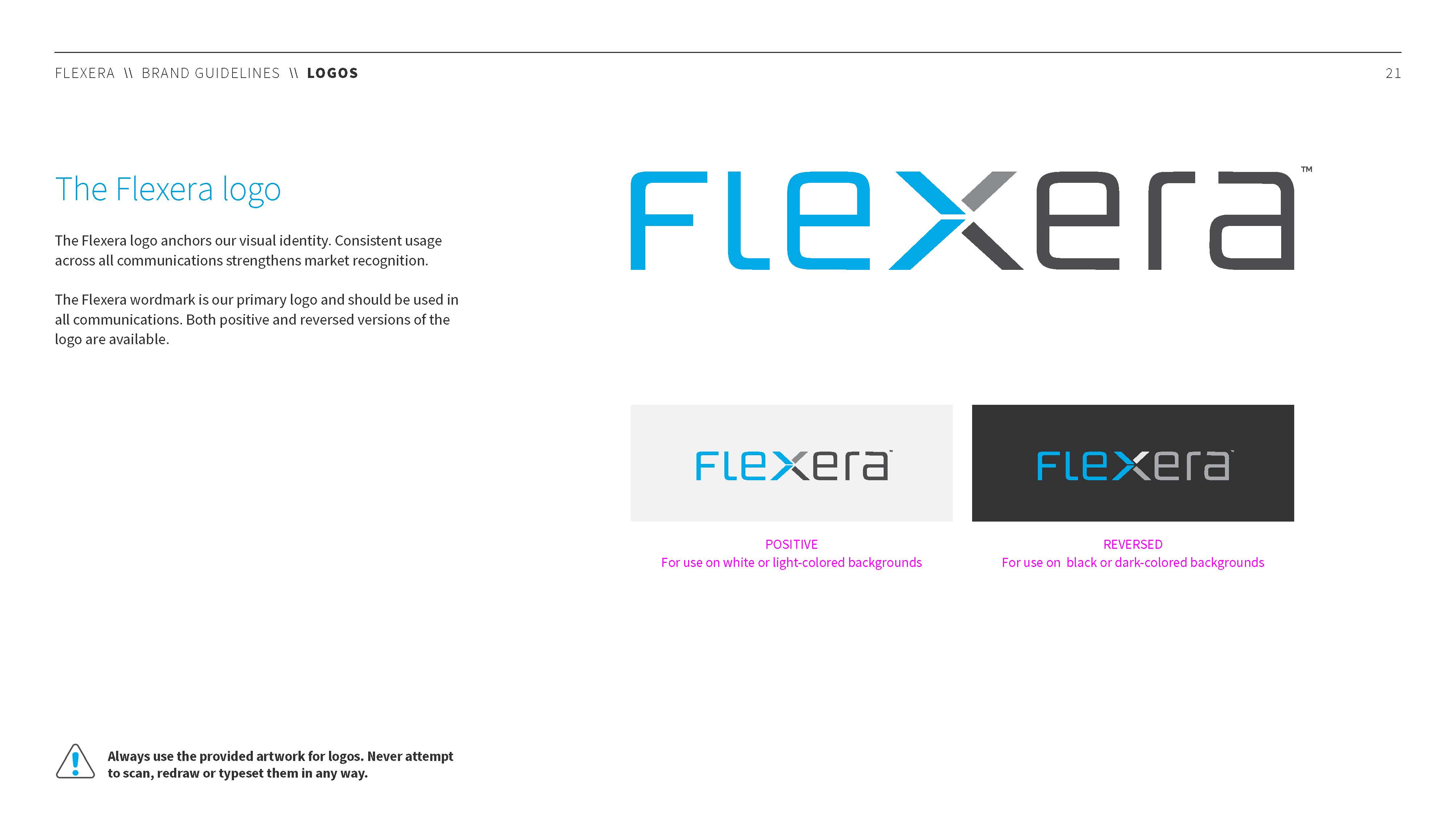 Flexera Logo Guidelines